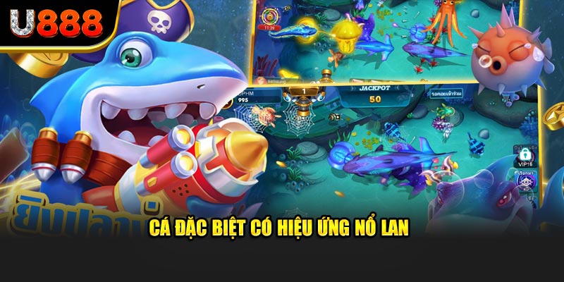 Cá đặc biệt có hiệu ứng nổ lan